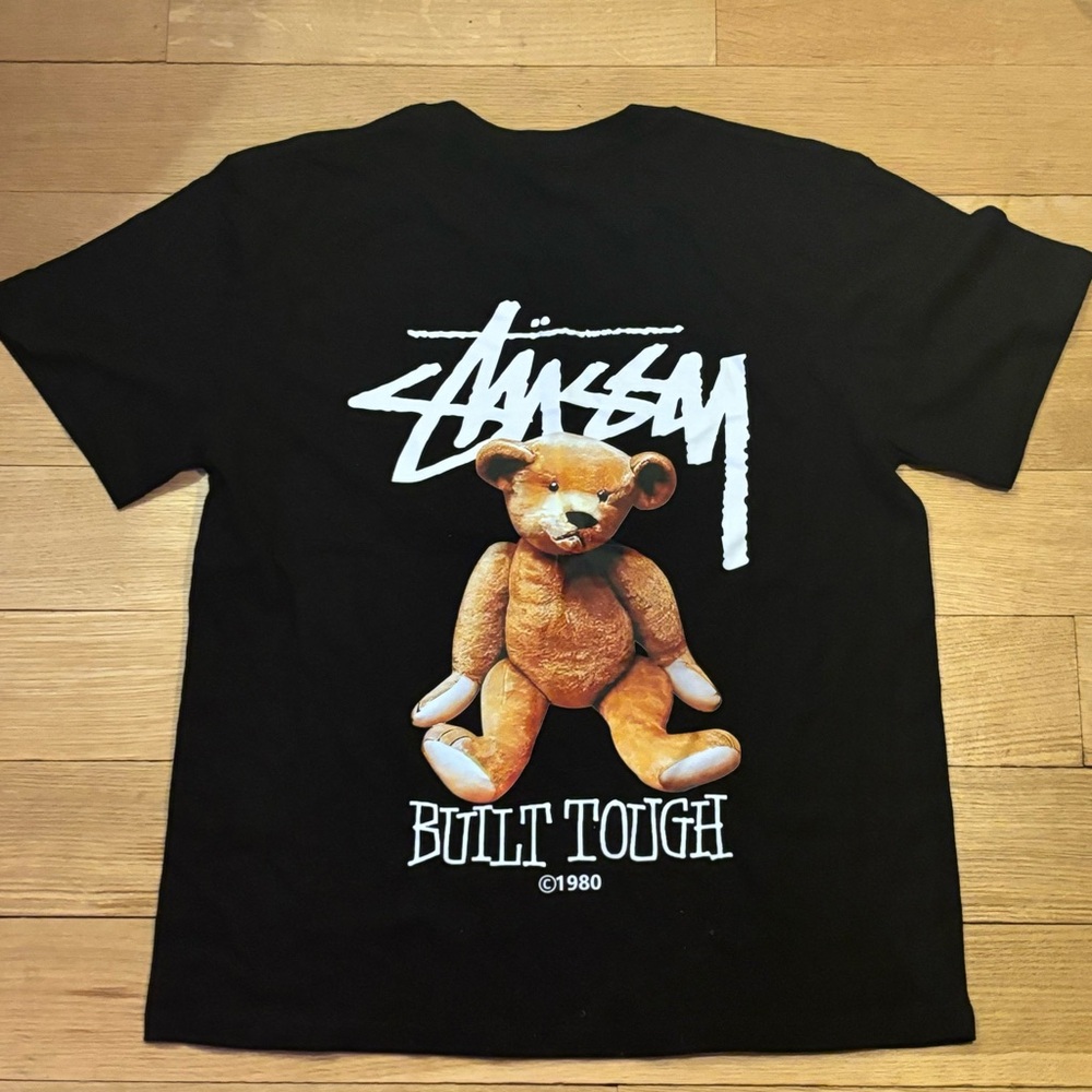 **SHIPS NEXT DAY** 🤝🎅🏼🎄 Stussy built tough teddy bear t shirt